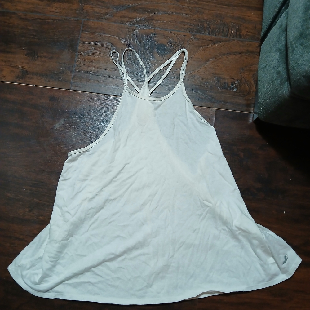 Abercrombie & Fitch Crossback Cream Camisole Tanktop